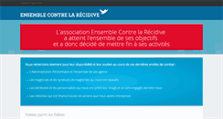 Desktop Screenshot of lesprisonsducoeur.net